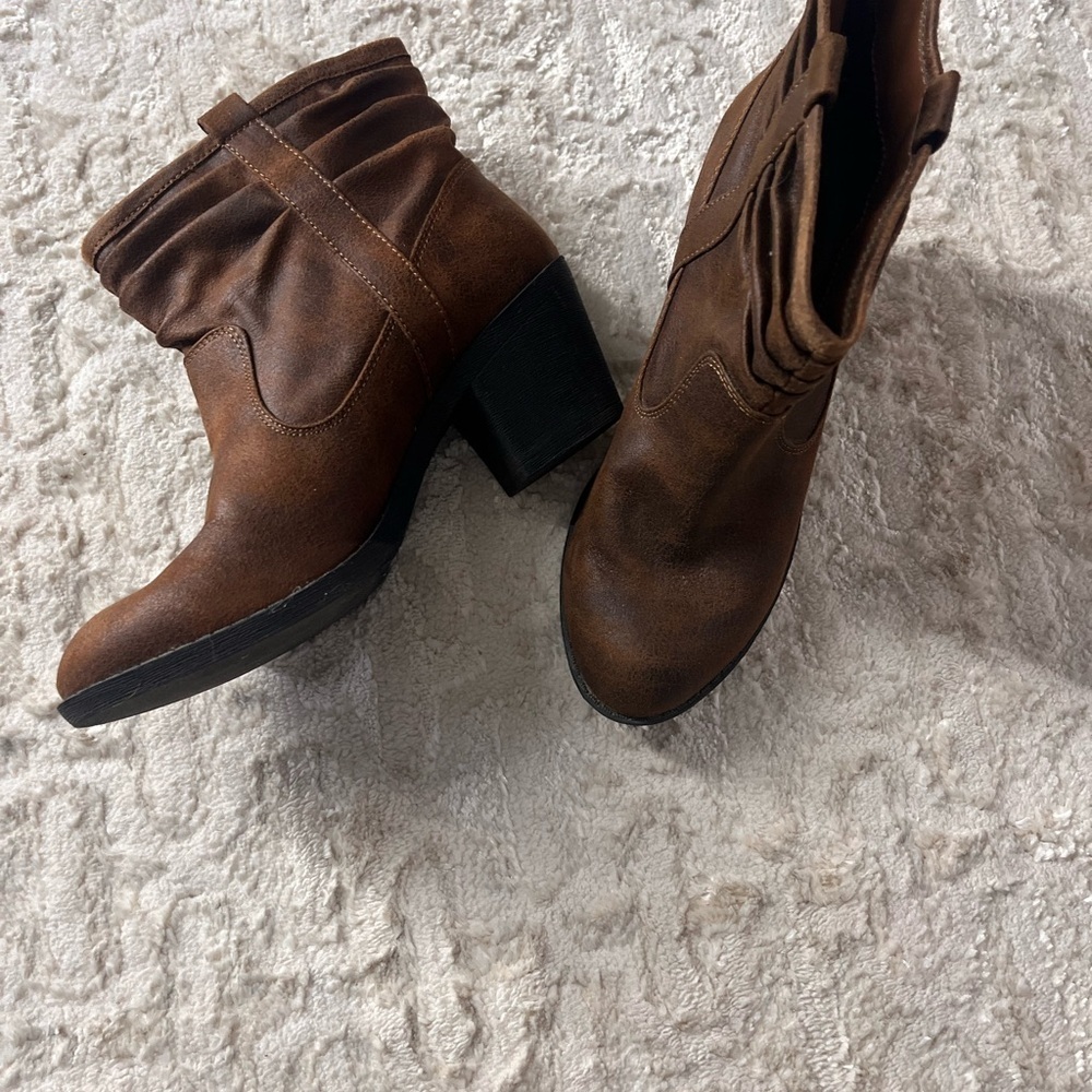 Arizona jeans Brown Ankle Boots women’s size 7.5 - Picture 2 of 4